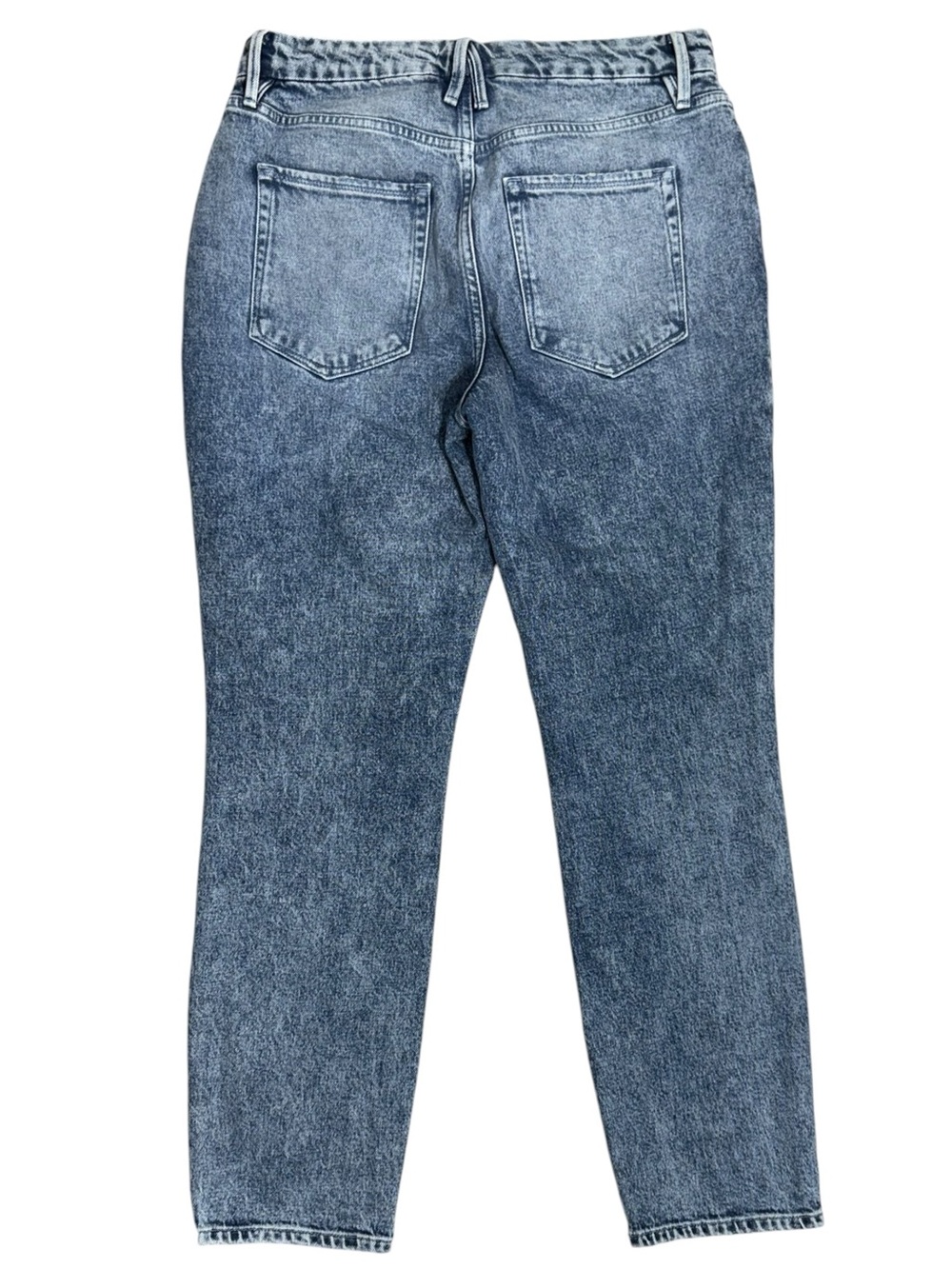 Good American Good Classic High Rise Slim Straight Jeans 6/28 Indigo301 - Picture 5 of 7
